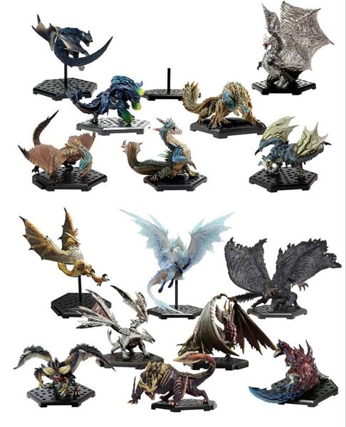 カプコンフィギュアビルダー モンスターハンター スタンダードモデル 20周年 ベストコレクション セミコンプ(リオレウス以外)