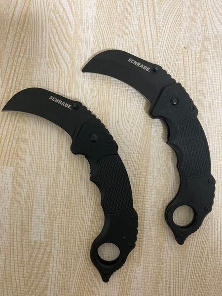 schrade カランビット 本身とトレーナーのセット 詳細はお問い合わせ下さい カランビットナイフ コンバットナイフ キャンプ