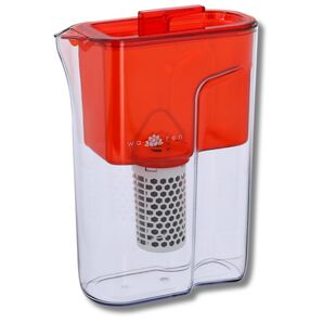 【正規品・オレンジ】ガイアの水135 和蓮ポット 1L ポット型浄水 カートリッジ付き【P91】