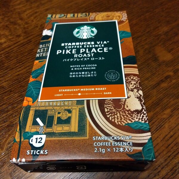 スターバックス Starbucks VIA Pike Place Roast 12本入り