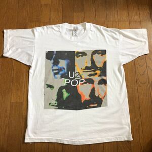 Vintage U2 POP MART TOUR Tシャツ XL ( FRUIT OF THE LOOM ) Pearl Jam R.E.M. Radiohead Coldplay