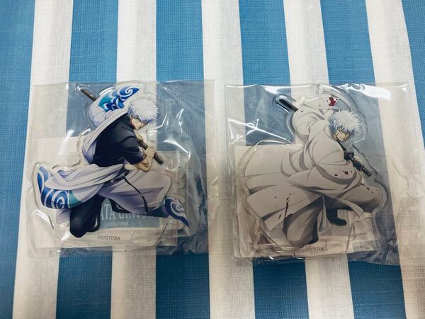 銀魂 ジャンプフェスタ アクリルスタンド 戦闘ver. 坂田銀時(攘夷四天王)2個セット 新品、未開封品