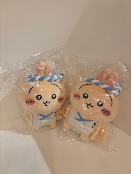 ちいかわ寿司 お座りぬいぐるみ うさぎ 2点