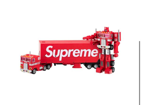 Supreme × Transformers G1 Optimus Prime Figure Red