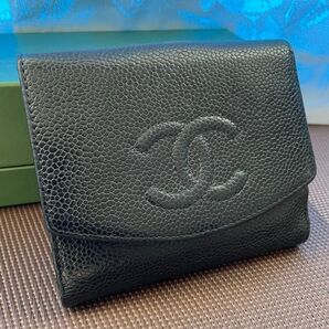 黒革財布 正規品 キャビアスキン