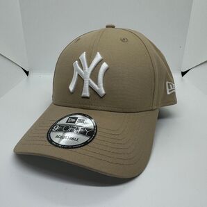 B61 New Era ニューエラ NY ニューヨークヤンキース ベージュ 白 キャップ