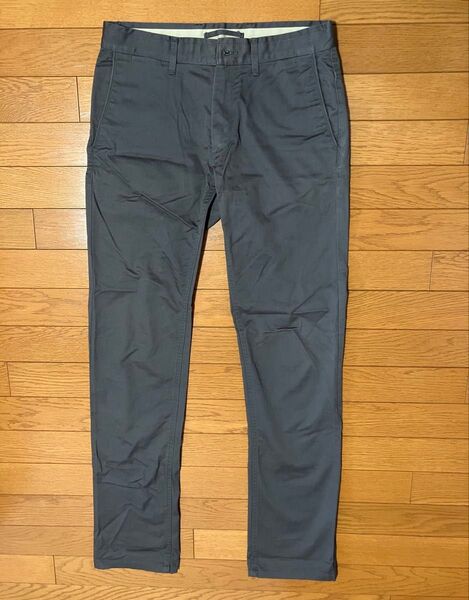 ZARA Men ザーラメンのスリムストレートパンツWest76cm カーキ色
