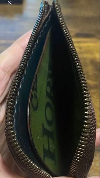 HORWEEN ホーウィン シェルコードバン スタンプバージョン L字ウォレット