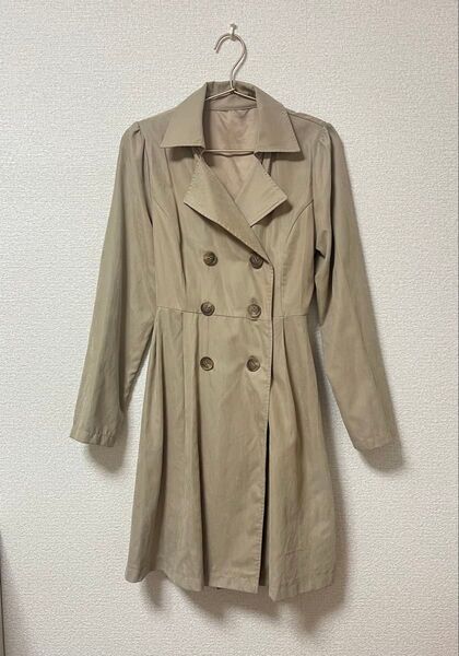 【古着】ミドル丈トレンチコート