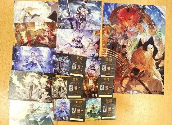 鳴潮 秋葉原キャンペーン ポストカード クリアファイル ステッカー セット 1周年