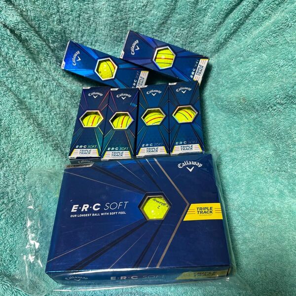 【最終値下げ】【新品】キヤロウエイERC soft トリプルトラック《イエロー》30個【63】