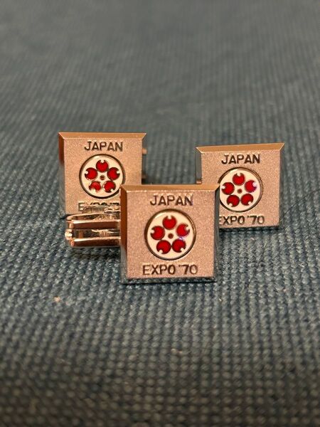 大阪万博 エキスポ'70 JAPAN 1970年 ネクタイピン カフスボタン