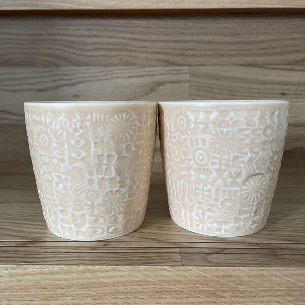 新品 BIRDS' WORDS PATTERNED CUP バーズワーズ 湯呑み コップ フラワーベース 波佐見焼