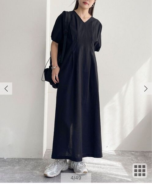fredy emue フレディ エミュ コットンリップルシェイプワンピース ¥13,200 軽量