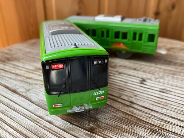 プラレール 京王8000系 高尾山トレイン 中間車両、後尾車両 洗浄済み プラレール 車両 トミー