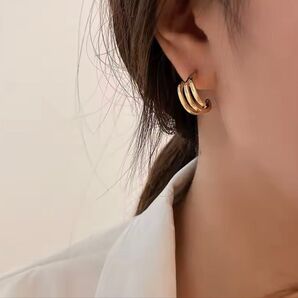 ピアス メッシュ半円 売りつくしSALE