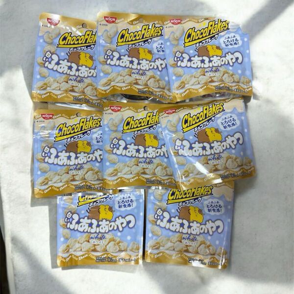 日清シスコ ふあふあのやつ チョコフレーク ホワイト ×8袋