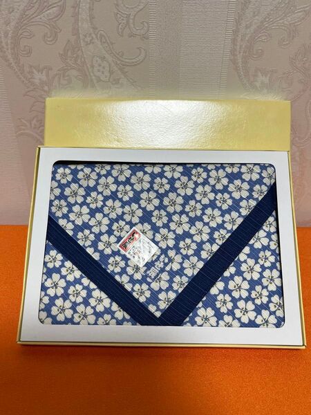 セール★ 銀座松屋 風呂敷 いせ辰 ふじみやび 江戸千代紙 50cm 綿100% 未使用