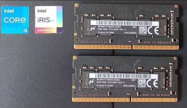 Micron DDR4 8GBx2枚 合計16GB