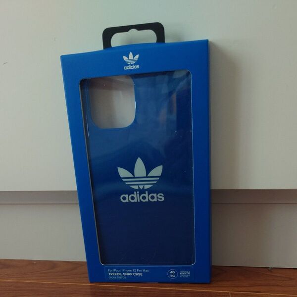 【新品・未使用】adidas iPhone 12 Pro Max用ケース(ブルー) アディダス