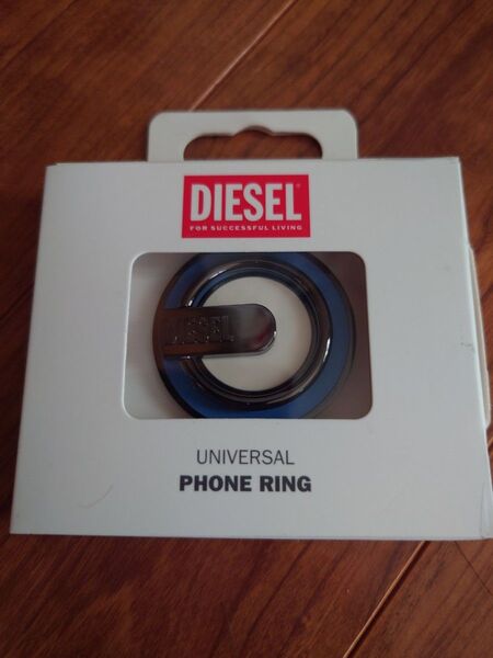 【新品・未開封】DIESEL スマホリング ブルー