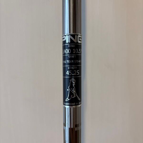 PING ピン PING TOUR173-65S 45.25inch Sシャフト G400シリーズ対応スリーブ付き