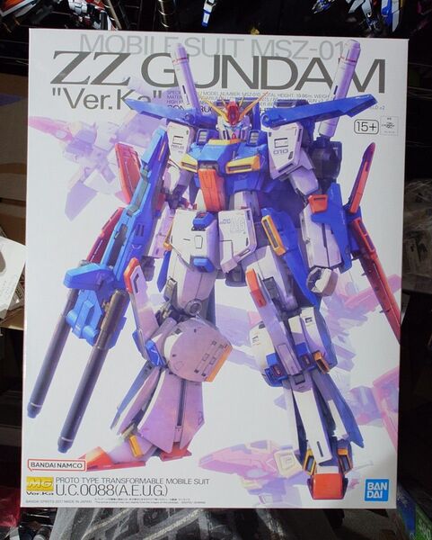 MG 1/100 ZZガンダム Ver.Ka 未組立