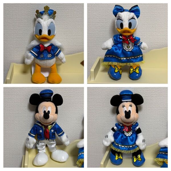 ディズニー パルパルーザ ドナルド ぬいぐるみバッジ 全4点セット デイジー ミッキー ミニー