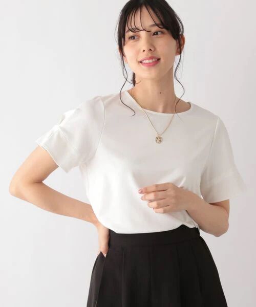 グローバルワーク Mサイズ Tシャツ 冷感タックスリーブ半袖