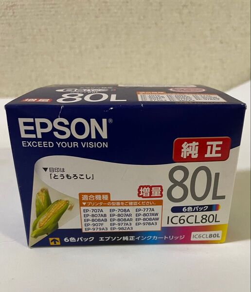 EPSON 純正インクカートリッジ IC6CL80L 6色パック