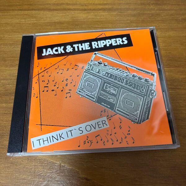 CD JACK & THE RIPPERS I THINK IT'S OVER punk