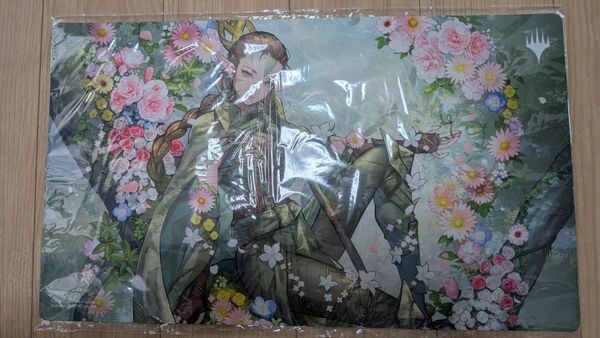 MTG 復活した精霊信者ニッサ プレイマット