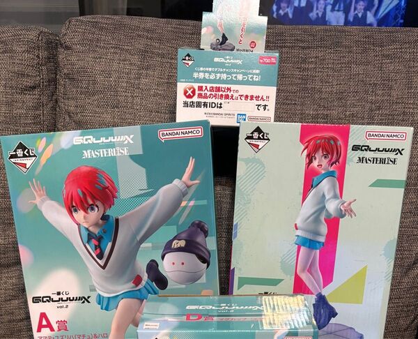 補償付追跡有配送新品未開封ガンダムジークアクス1番くじラストワンA賞マチュハロフィギュアくじ箱半券10点セット