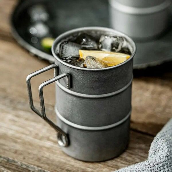 アウトドア レトロマグコーヒー レトロ ヴィンテージ キャンプ ピクニック マグ ビール お洒落798247