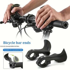 人間工学デザイン MTB自転車内バーエンド ロード マウンテンバイク用 ハンドルバーエンド サイクルパーツ188564