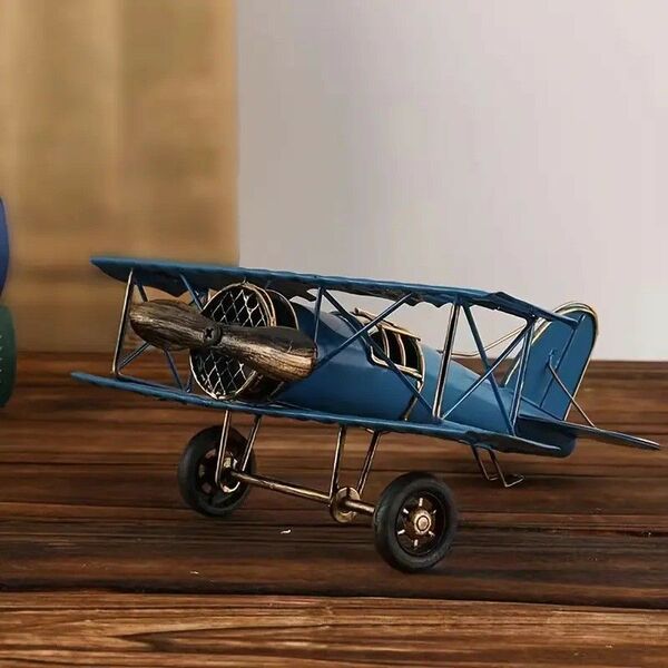 レトロ 鉄航空機 モデルクリエイティブ 装飾 航空機ギフト オフィス デスクトップ インテリア 模型 飛行機572133