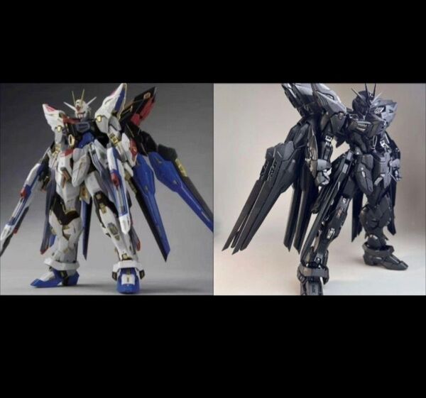 ストライクフリーダム ストライクフリーダムガンダム ミッドナイトコーティング 2体セット MGEX サイズ 1/100