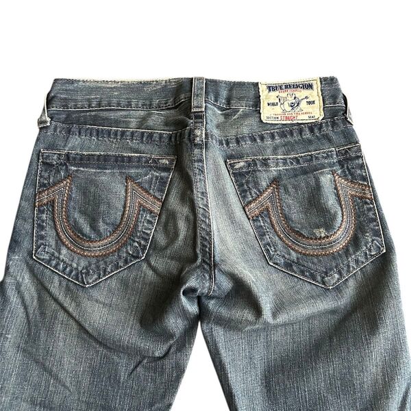 True Religion ストレート パンツ ダークブルー レアモデル