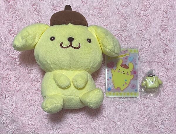 サンリオ ポムポムプリン ぬいぐるみ カード キーホルダー ガチャガチャ セット
