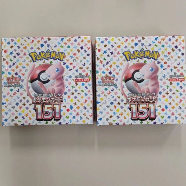 ポケモンカード 151 シュリンク付き 2BOX 新品未開封