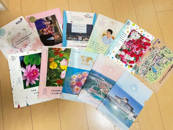 創価学会 創価大学 まとめ売り クリアファイル 11枚 アメリカ創価大学 コレクション 非売品