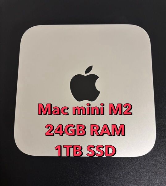 Apple Mac mini M2 2023 RAM:24GB SSD:1TB