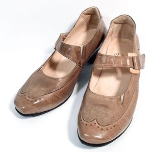 【美品】 kent ケント ハンドメイド 本革 コンフォートパンプス 日本製 24cm