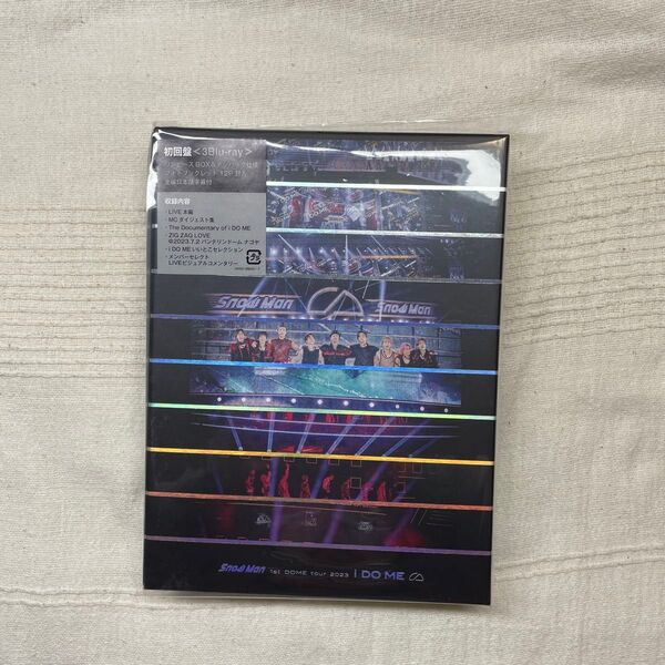 初回盤 デジパックSnow Man 3Blu-ray/Snow Man 1st DOME tour 2023 i DO ME