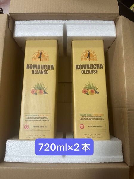 KOMBUCHA CLEANSE コンブチャクレンズ 720ml×2本