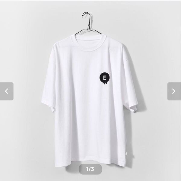 ennoy CIRCLE DRIP T-SHIRT (WHITE) Mサイズ