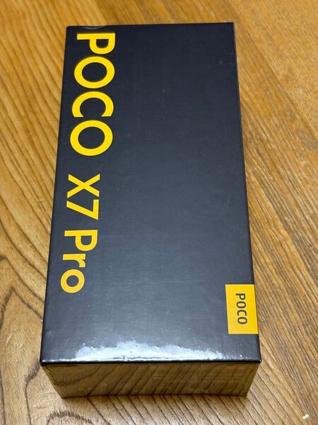 POCO X7 Pro SIMフリー ブラック 8GB 256GB グローバルモデル