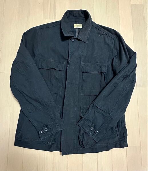 RRL ダブルアールエル ジャングルファティーグジャケット ミリタリージャケット ブラック Mサイズ