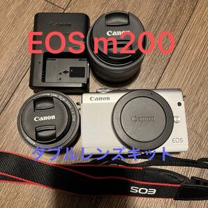 最終値下 Canon EOS m200 ダブルレンズキット ボデ