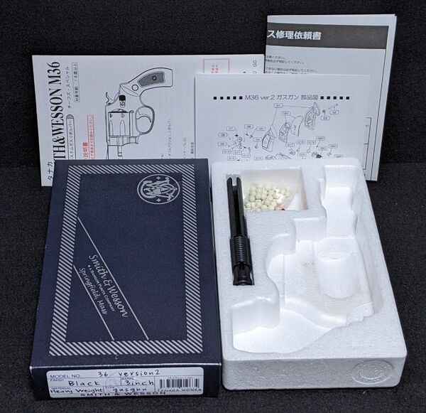 タナカ S&W M36 チーフスペシャル HW 元箱/取扱説明書/備品 のみ★TANAKA M36 チーフスペシャル パッケージ